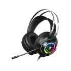 FONE COM MICROFONE SATELLITE GH-550 RGB GAMING PRETO
