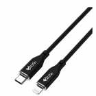  CELULAR CABO USB-C 4LIFE FL30CLSB1 IPHONE 1MTS PRETO 