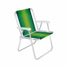 CADEIRA DE PRAIA MOR ALTA ALUMINIO 002101 VERDE