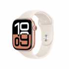 RELOGIO APPLE WATCH S10 46MM MWWT3LW/A ROSE GOLD GPS S/M