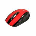 MOUSE WIR KLIP XTREME KLEVER KMW-430RD 1600DPI/6 BOT VERMELHO PRETO