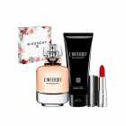 GIVENCHY L'INTERDIT KIT FEMININO 50ML EDP+BODY 75ML+BATOM 