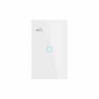 INTERRUPTOR SMART 4LIFE FLT1SWW TOUCH COM 1 INTERRUPTOR WITHE C/WIFI