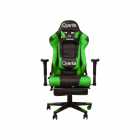 CADEIRA GAMER EMPEROR QUANTA QTGC20 VERDE PRETO