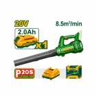 SOPRADOR BATERIA JADEVER JDBLP521 20V COM CARREGADOR 220V/50-60HZ 