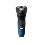 BARBEADOR PHILIPS S1151/00 FEAT CLEAN SHAVER PRETO/AZUL 5V/USB 