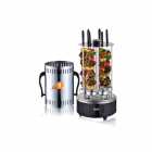 CHURRASQUEIRA ELECTRICA ESPETOS RAF R.8612 1000W/220V 50-60HZ 