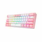 TECLADO USB REDRAGON K617-R FIZZ RAINBOW PINK/WHITE USA 