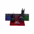 KIT GAME MARVO LOOT 40 CM416 4IN1 GAMING TECL/MOUSE/FONE/MOUSEPAD 