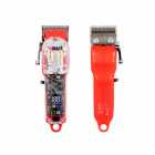 MAQUINA CABELO WMARK NG-409 HAIR CLIPER BIVOLT VERMELHO 