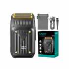 BARBEADOR VGR V-363 PRETO BIVOLT RECARREGAVEL 