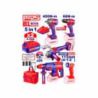 KIT EMTOP 5IN1 ECKL2059 PAR+PAR IMP+MARTEL+LIXADE+LANTERNA 2 BATERIA 220V