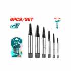 KIT EXTRACTOR PARAFUSO TOTAL TACSE0061 6PCS 