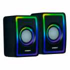 SPEAKER SATELLITE AS-92005 RGB PRETO BT 2.0