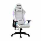 CADEIRA GAMER MAX RACER KHROMA LED RGB KRM-12 WHITE