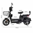 MINI MOTO ELÉTRICA HAYATTECH PULSE HT-PS BLACK
