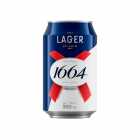 BEBIDA CERVEJA LAGER 1664 330ML LATA 992537*
