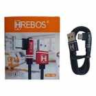 ACESSÓRIO CELULAR CABO USB H REBOS HS-180 TYPE-C 1MT PRETO