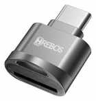 ACESSÓRIO CELULAR ADAPTADOR OTG HREBOS HS-661 PARA MEM TYPE-C SILVER