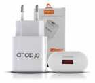 ACESSORIO CELULAR FONTE CARREGADOR A'GOLD PRO CA31-3 TYPE-C 30W BRANCO 622079