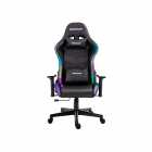 CADEIRA GAMER MAX RACER KHROMA LED  RGB KRM-06 PRETO