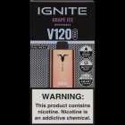 CIGARRO DESC POD IGNITE V120 PRO ROSE 12000PUFF GRAPE ICE