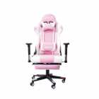 CADEIRA GAMER QUANTA QTGC20 EMPEROR ROSA/BRANCO + MOUSEPAD LTD EDITIO*