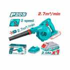 SOPRADOR E ASPIRADOR TOTAL TABLI20781 20V 1 BATERIA 220V 808403