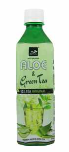 BEBIDA SUCO SUIZ TROPICAL ALOE & GREEN TEA ICE TEA LEMON 500ML