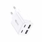 ACESSÓRIO CELULAR FONTE 4 LIFE FL94302XACW 2 USB + 2 ESB-C 30W BRANCO