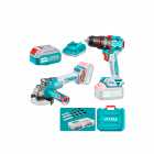 KIT LIXADEIRA E FURADEIRA BATERIA TOTAL TCKLI20273 2 BATERIA 1 CARREGA