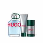 HUGO BOSS VERDE KIT MEN 125ML EDT+DESODORANTE 75ML+SHOWER 50ML 