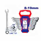 KIT CHAVE CATRACA FLEXIVEL EMTOP ECSS101203 12PCS 8-19MM 