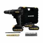 KIT PARAFUSADEIRA BATERIA KANDEXS SP-993 2BTERIA 21V