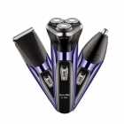 BARBEADOR DALING DL-9050 3EM1 PRETO ROXO 