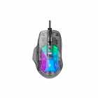 MOUSE USB GAMER HAVIT MS1011SE USB/7BOTAO/7200DPI PRETO TRANSPARENTE