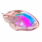 MOUSE USB GAMER HAVIT MS1011SE USB/7BOTAO/7200DPI PURPLE TRANSPARENTE