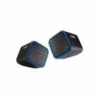 SPEAKER HAVIT SK473 PRETO AZUL 2.0 USB 