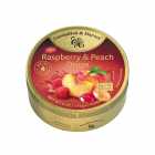 BALA DE FRUTAS CAVENDISH & HARVEY RAPSBERRY Y PEACH DROPS LATA 200G*