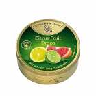 BALA DE FRUTAS CAVENDISH & HARVEY LEMON Y ORANGE DROPS LATA 200G 