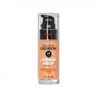 BASE LIQUIDA REVLON COLORSTAY COMBINATION OILY 240 MEDIUM BEIGE 