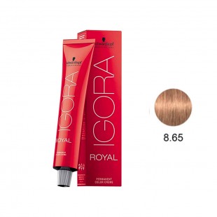 TINTA PRA CABELO SCHWARZKOPF IGORA ROYAL 8-65 60G +LOÇAO 60ML