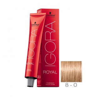 TINTA P/ CABELO SCHWARZKOPF IGORA ROYAL 8-0 60G +LO€AO 60ML