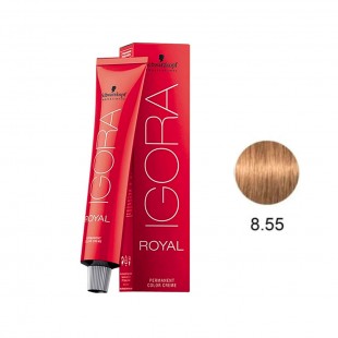TINTA PRA CABELO SCHWARZKOPF IGORA ROYAL 8-55 60G +LOÇAO 60ML