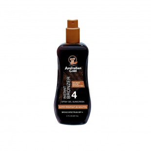 BRONZEADOR AUSTRALIAN GOLD SPRAY GEL SPF4 WITH INSTANT BRONZER 237ML