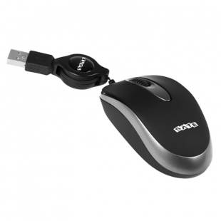 MOUSE USB SATELLITE A-80 PRETO/CINZA