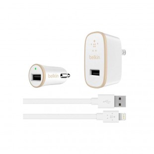 KIT PARA CARRO BELKIN F8J167TT04- DOURADO FONTE/VEIC/CABO APPLE