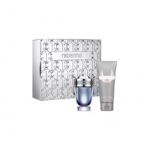 PACO RABANNE INVICTUS MEN KIT 100ML EDT+SHAMPOO 100ML CX LATA 