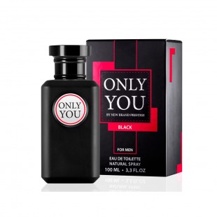 NEW BRAND PRESTIGE ONLY YOU BLACK MEN 100ML EDT 
