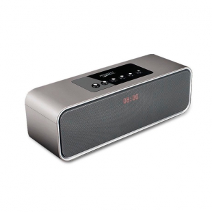 RADIO RELOGIO MUSKY DY22L CINZA BT/SD/FM